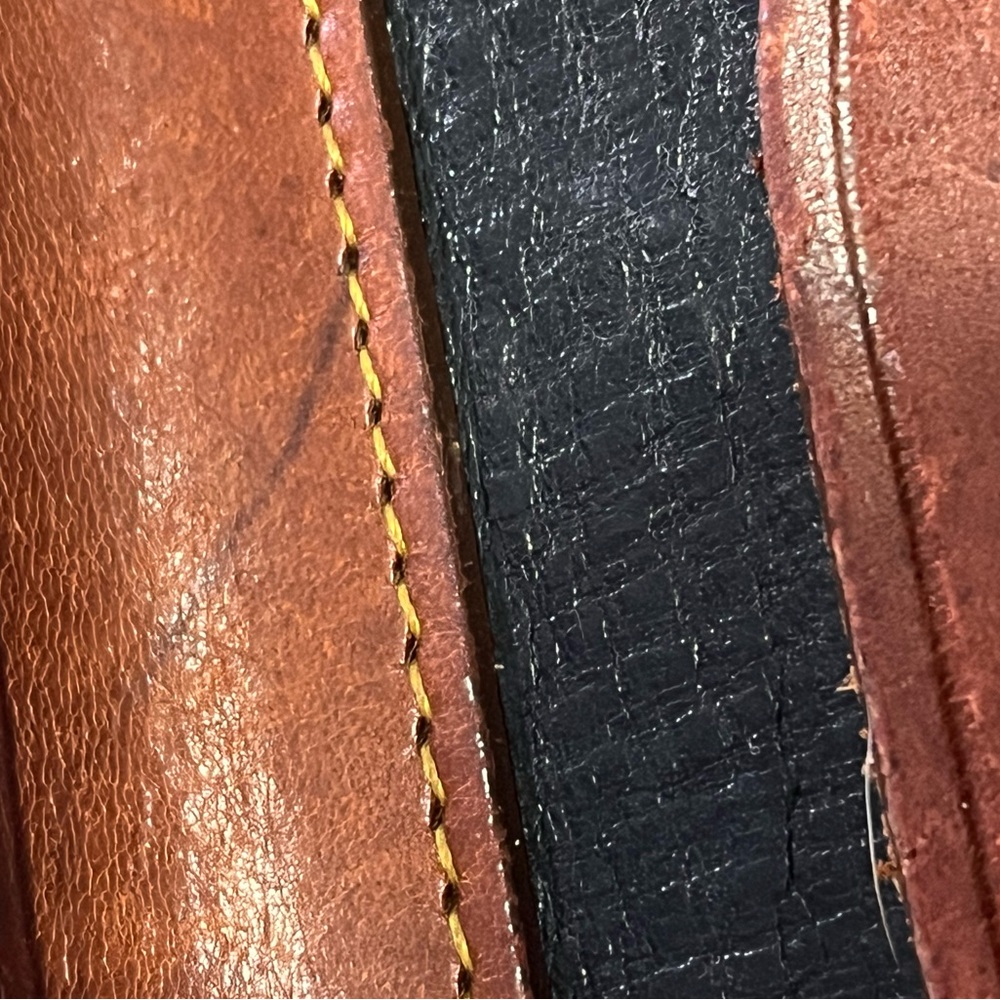 VTG Dooney & Bourke All Weather Leather Norwalk Satchel Bag Brass Hardware USA - Picture 15 of 16